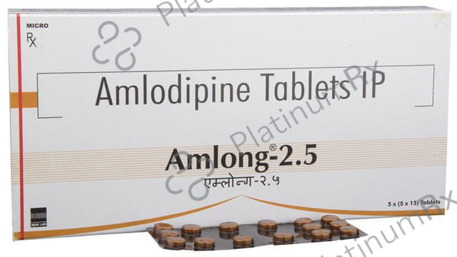 Amlong 2.5mg Tablet 15s