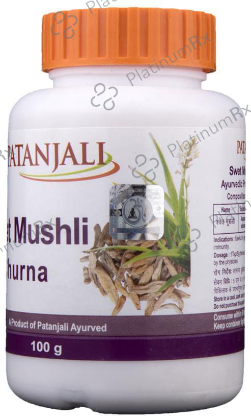 Patanjali Ayurveda Swet Mushli Churna - For General Debility, Weakness & Loss of Immunity