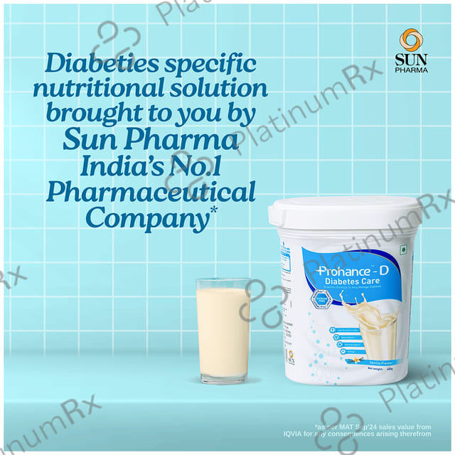 Prohance D Nutritional Supplement Vanilla Flavour 400gm