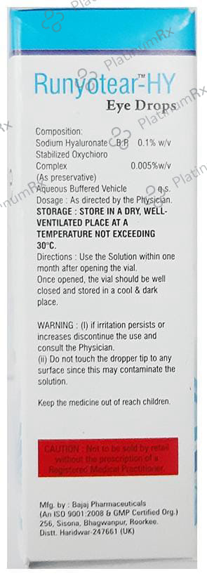 Runyotear-HY Eye Drop