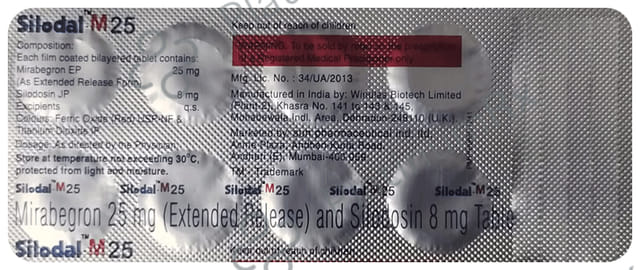 Silodal M 25/8mg Tablet 10s