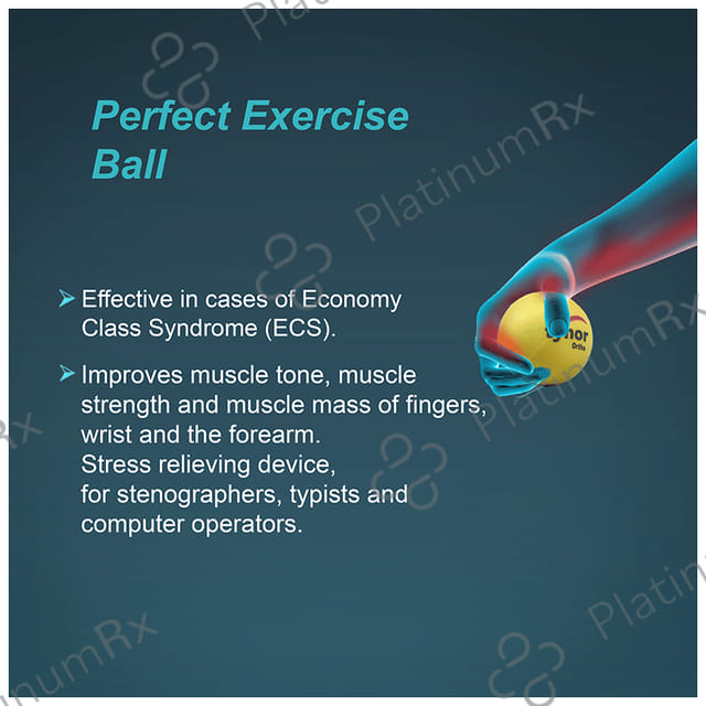 Tynor PU Exercising Ball Ortho Yellow