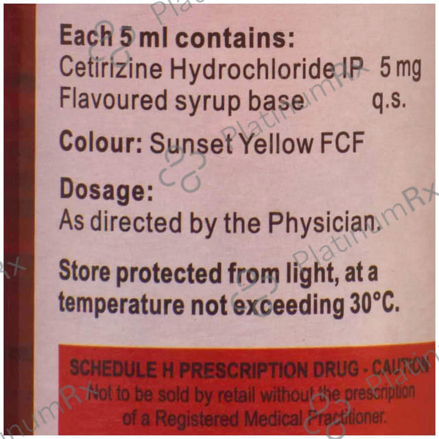Triz 5mg Syrup 60ml