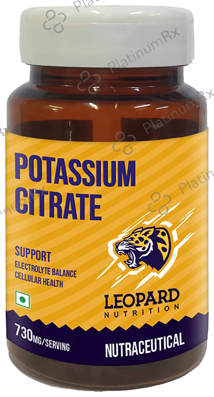 Leopard Nutrition Potasium Citrate 730mg Capsule