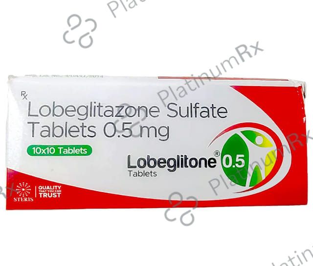 Lobeglitone 0.5mg Tablet 10s