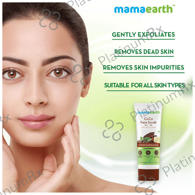Mamaearth Coco Face Scrub - Paraben & SLS-Free - For All Skin Types