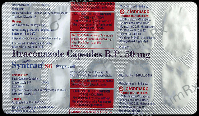 Syntran SB 50mg Capsule 10s