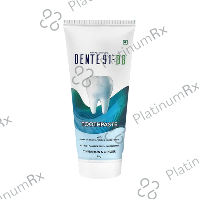 Dente 91 DB Cinnamon & Ginger Flavour Toothpaste 70gm