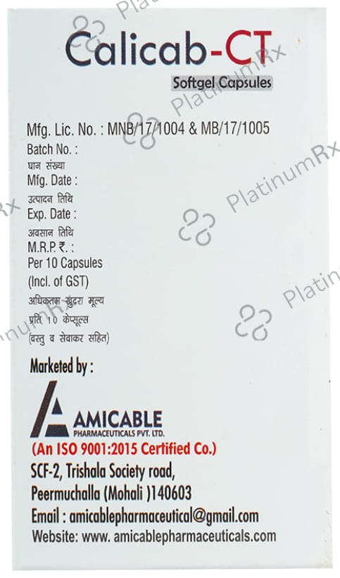 Calicab CT Softgel Capsule 10s