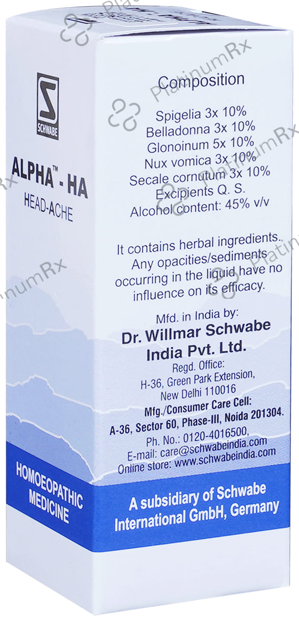 Dr Willmar Schwabe India Alpha - HA Drop