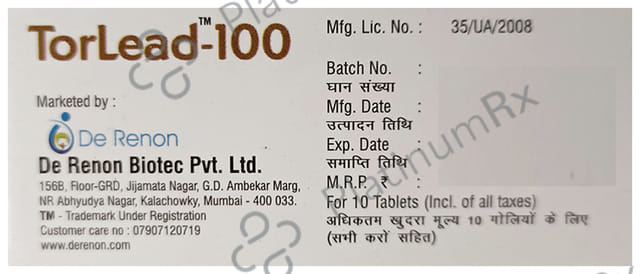 Torlead 100 Tablet