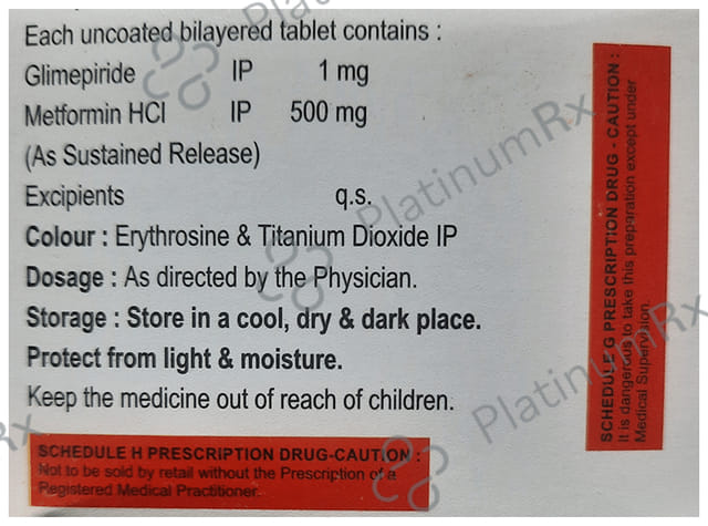 Frey Met G 1mg Tablet SR 10s