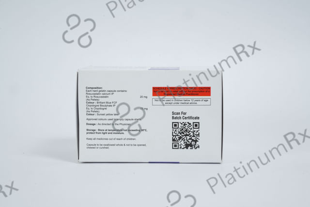 Rosufree CV 20/75mg Capsule 10s