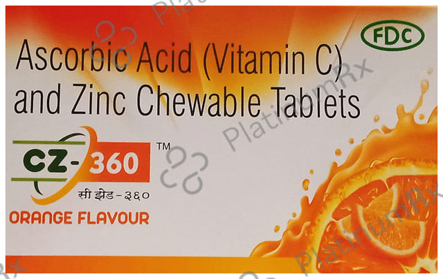 CZ 360 Chewable Tablet Orange