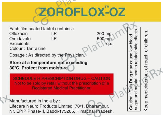 Zoroflox-OZ Tablet