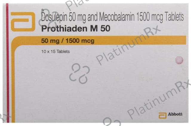Prothiaden M 50mg/1500mcg Tablet 15s