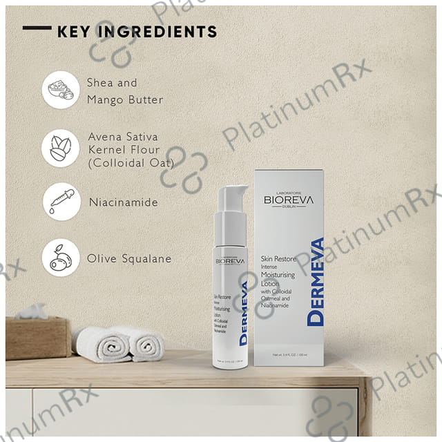 Bioreva Dermeva Skin Restore Intense Moisturising Lotion 100ml
