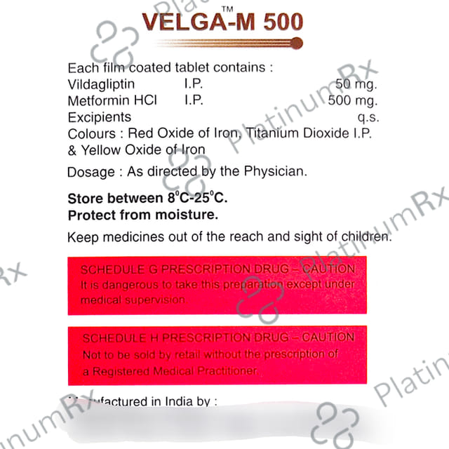 Velga-M 500 Tablet
