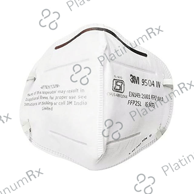 3M 9504 IN Particulare Respirator Mask White 1 Mask