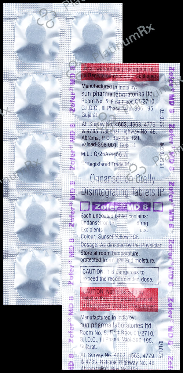 Zofer 8mg Tablet 10s