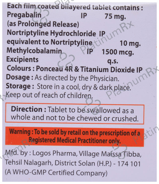 Gabaease MN Tablet PR 10s