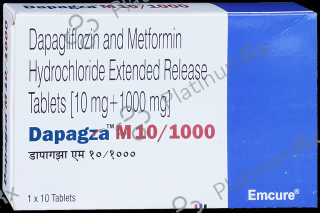 Dapagza M 10/1000 Tablet