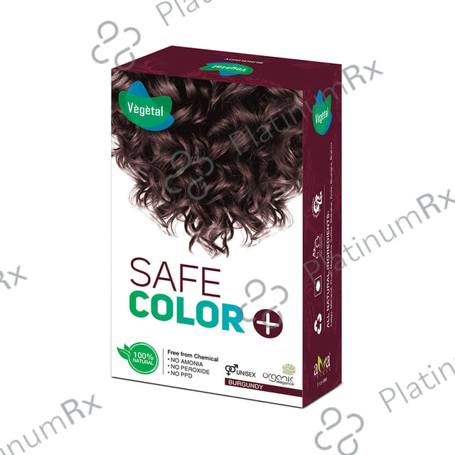 Vegetal Safe Color Sachet (50gm Each) Burgundy 1 Sachet