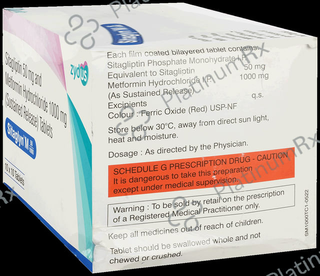 Sitaglyn M 50/1000 Tablet SR
