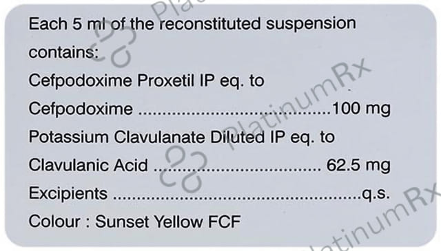 Opox CV 100/62.5mg Dry Syrup 30ml