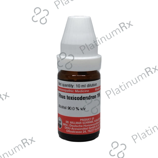 Dr Willmar Schwabe Germany Rhus Toxicodendron Dilution 1M