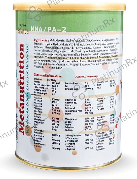 Pristine Balance Metanutrition MMA/PA 2 (3 Years & Above) Powder Unflavoured