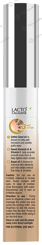 Piramal Lacto Calamine Under Eye Cream for Dark Circles & Fine Lines