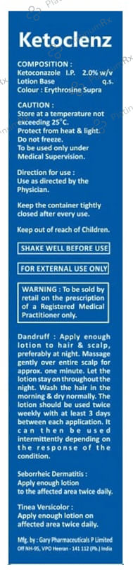 Ketoclenz Stay-On Lotion