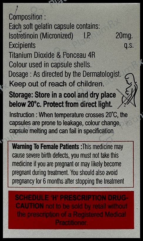 Isoshine 20 Softgel Capsule