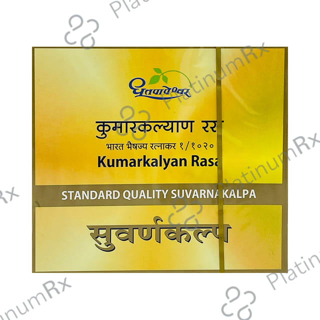 Dhootapapeshwar Kumarkalyan Rasa Standard Quality Suvarnakalpa Tablet 30 tablets