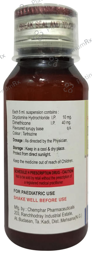 Colimor 40/10mg Oral Suspension 60ml
