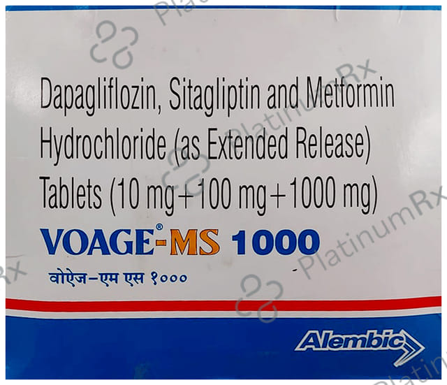 Voage MS 1000/10/100mg Tablet ER 15s
