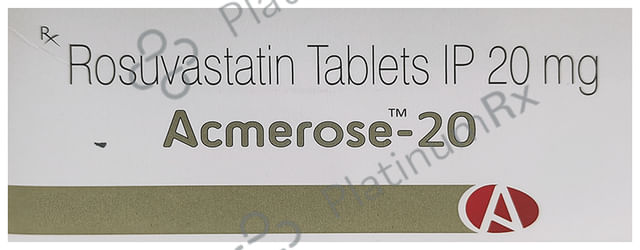 Acmerose 20mg Tablet 10s Acmedix Pharma LLP