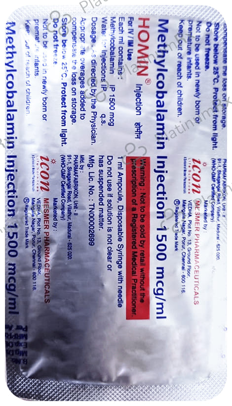 Homin 1500mcg Injection 1ml