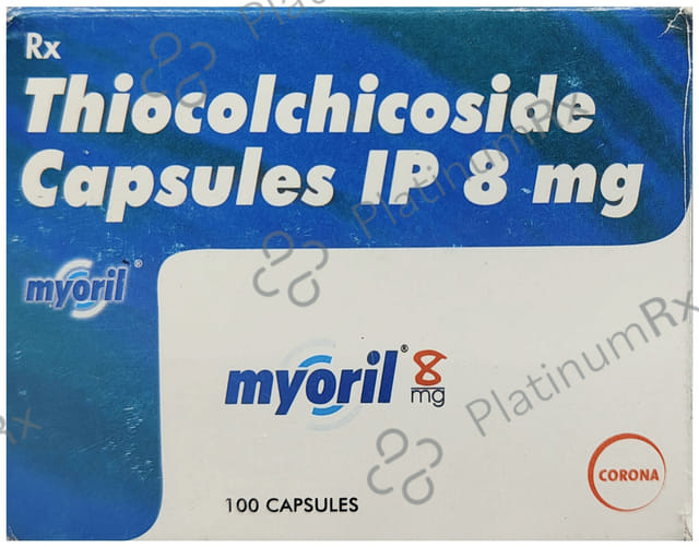 Myoril 8mg Capsule 10s