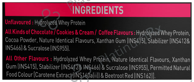 Nakpro Nutrition Whey Hydrolyzed Mango Flavour Protein Powder 1kg