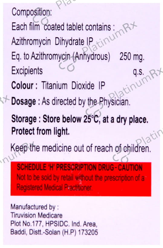 Azipil 250mg Tablet 6s