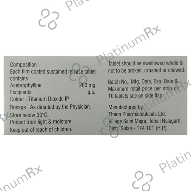 Brophyle SR 200mg Tablet 10s