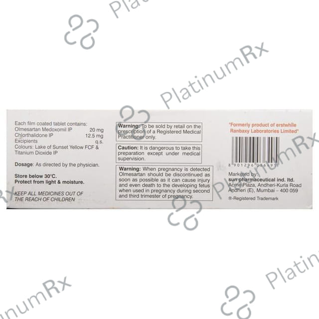Olvance CT 12.5/20mg Tablet 10s