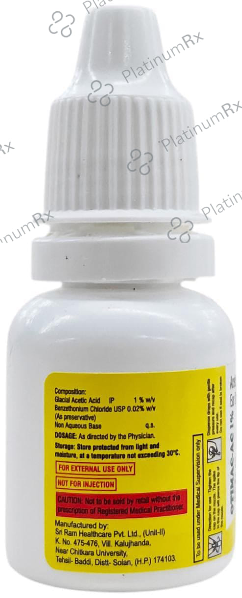 Otimac Ac 1% Ear Drop 10ml
