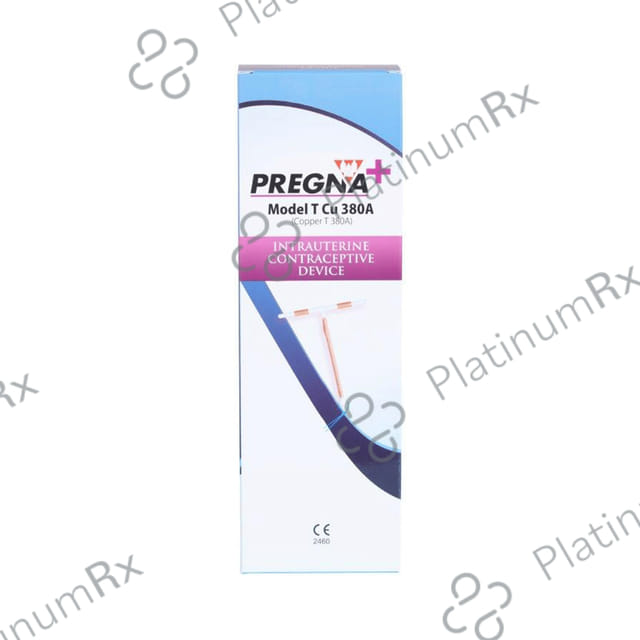 Pregna+ T Cu 380A Intrauterine Contraceptive Device 1s