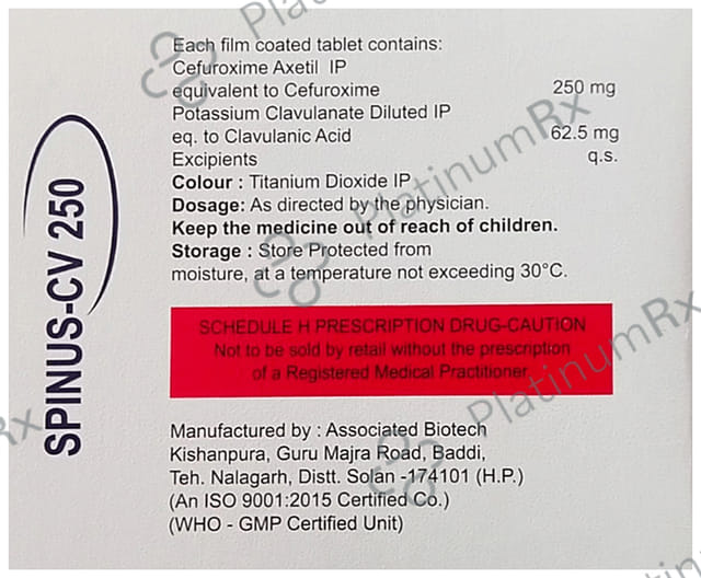 Spinus-CV 250 Tablet
