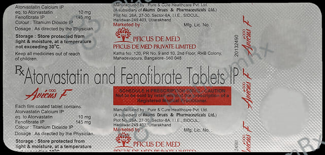 Avicus F 10/145mg Tablet 10s