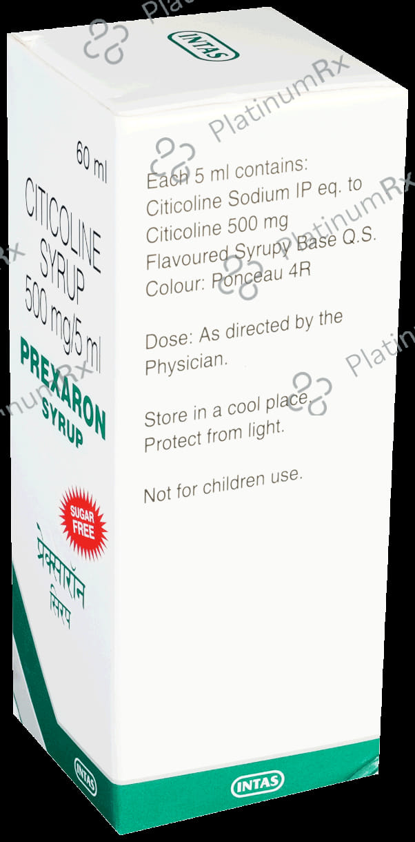 Prexaron 500mg Syrup Sugar Free 60ml