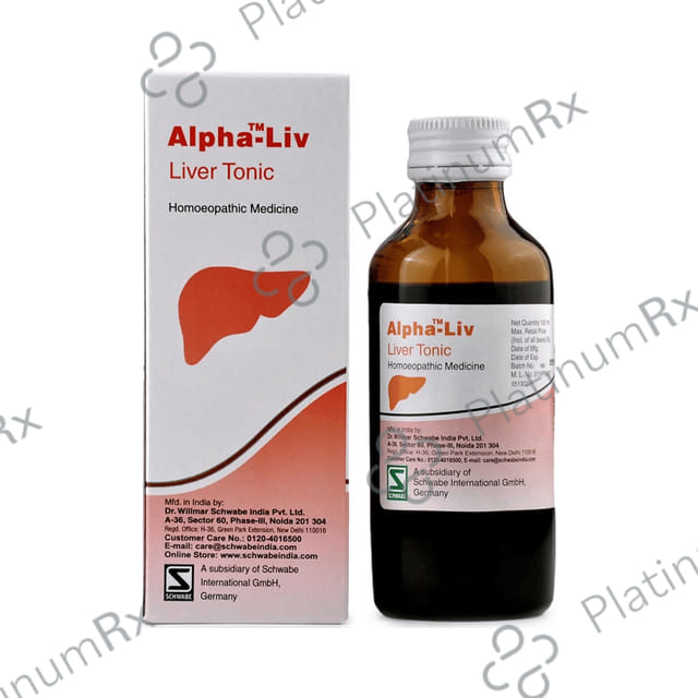 Dr Willmar Schwabe India Alpha-Liv Liver Tonic 100 ml